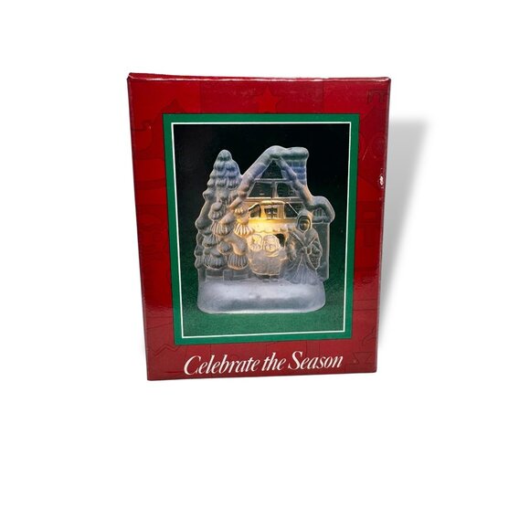 Celebrate The Season Glass Votive Original Box 1990s - Picture 9 of 11
